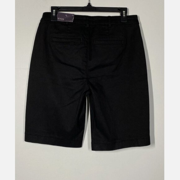 NYDJ Stretch Twill Bermuda Shorts - Black Size 2 - Picture 5 of 11